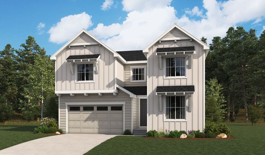 Coronado-D723-BrightonCrossings Elevation A:The Coronado Elevation A