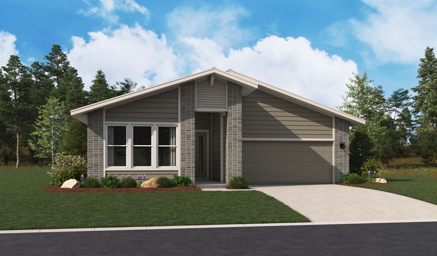 Alden-B844-Boise Master Elevation E:The Alden Elevation E