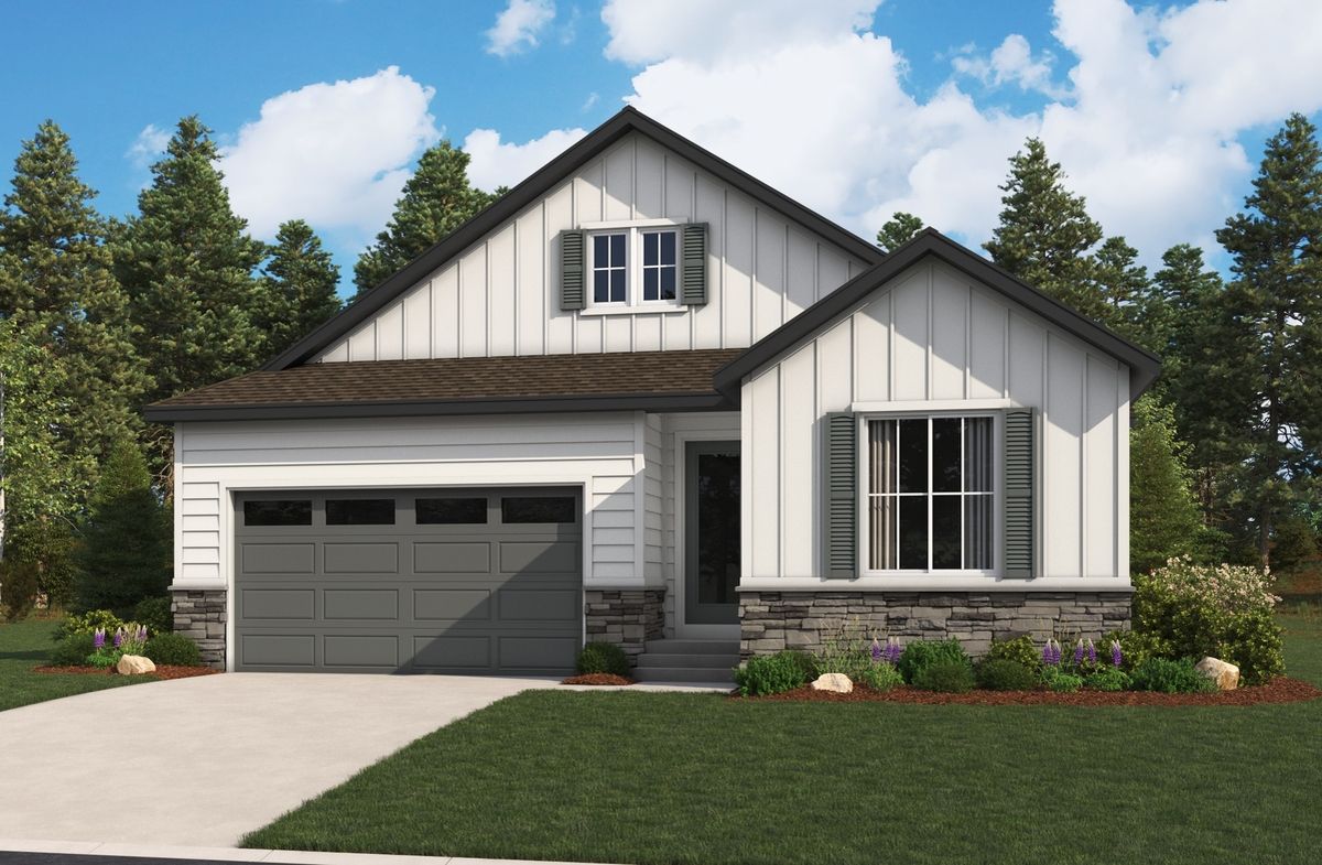 Arlington-D721-HarvestCrossing Elevation A:The Arlington Elevation A