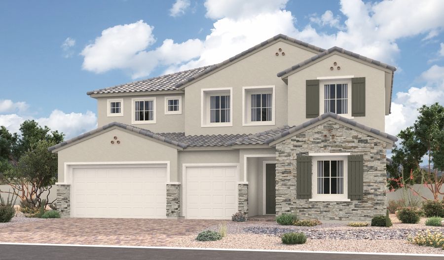 Dayton-L601-SalernoSummitatSouthshore Elevation A:The Dayton Elevation A