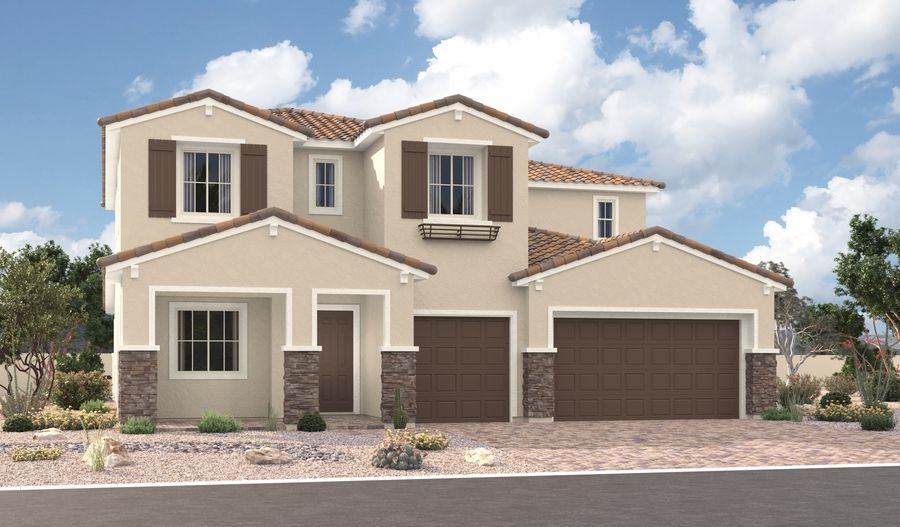 DillonII-L399-SalernoSummitatSouthshore Elevation A:The DillonII Elevation A