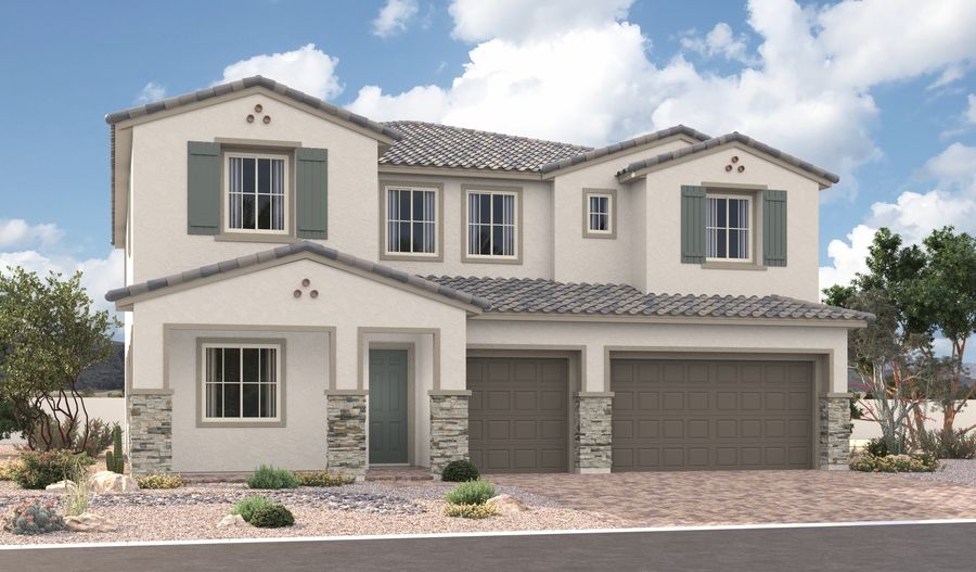 Paxton-L43P-SalernoSummitatSouthshore Elevation A:The Paxton Elevation A