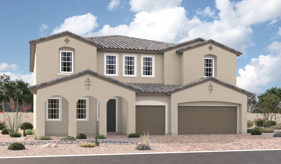 Paxton-L43P-SilverBow Elevation A:The Paxton Elevation A