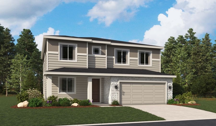 Hemingway-B250-Sellwood Elevation C:The Hemingway Elevation C