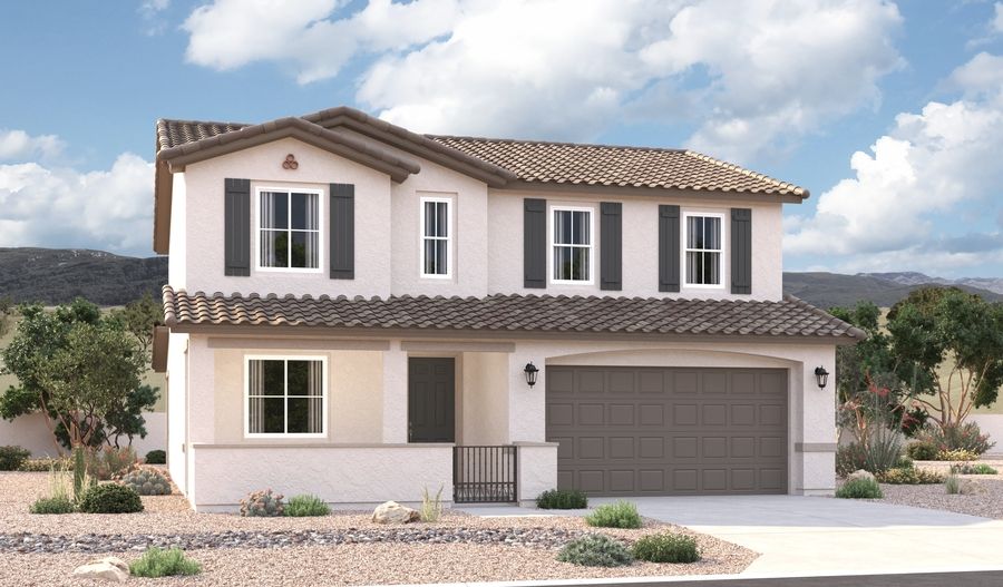 Hemingway-Q250-MesaDelSol Elevation A:The Hemingway Elevation A