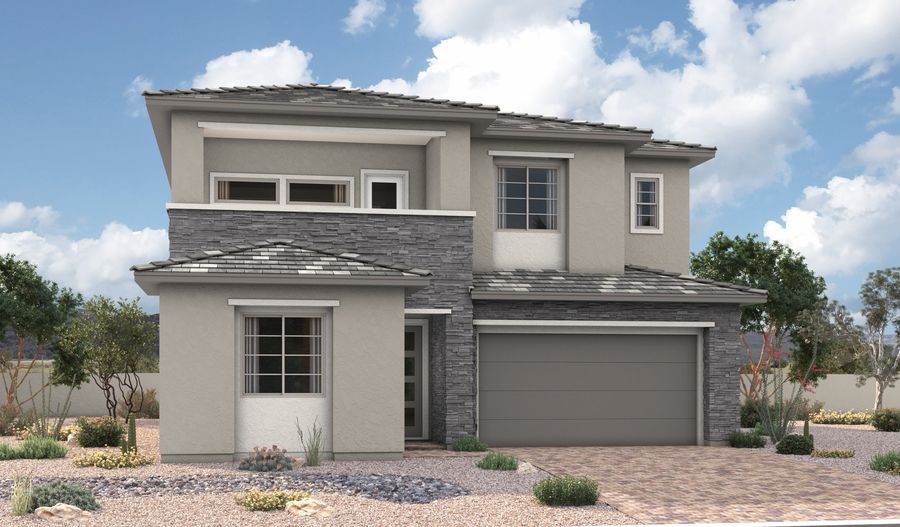 Chesapeake-LA53-PrimroseParkatSummerlin Elevation A:The Chesapeake Elevation A