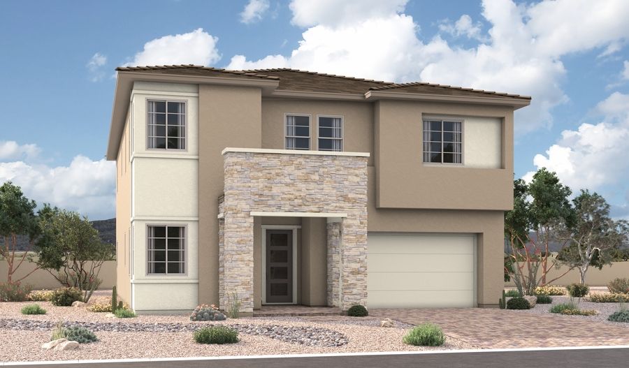 SageII-LA58-PrimroseParkatSummerlin Elevation A:The SageII Elevation A