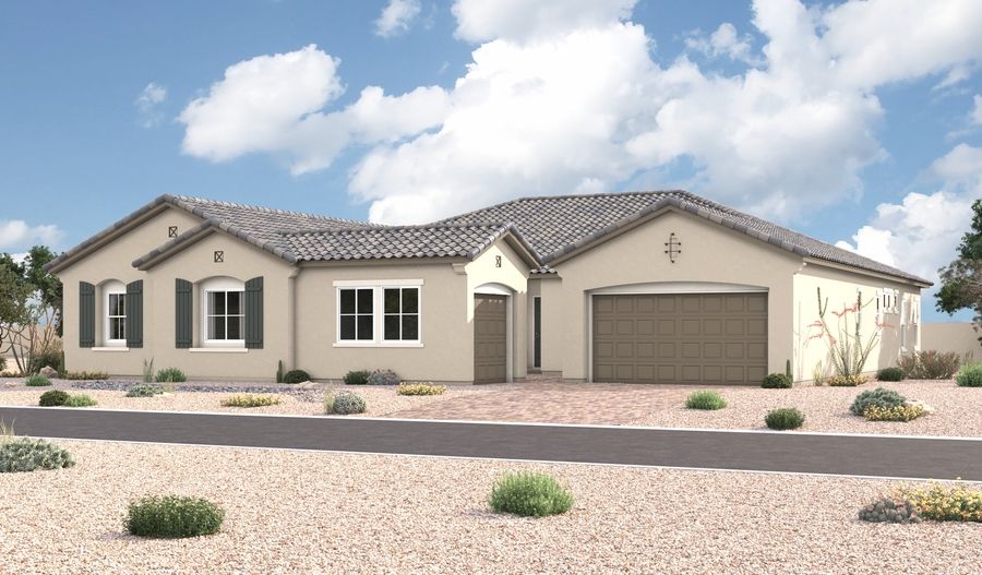 Rowan-L39R-LV Elevation A:The Rowan Elevation A