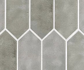 Kitchen Backsplash: Miramo Picket Oyster:Kitchen Backsplash: Miramo Picket Oyster