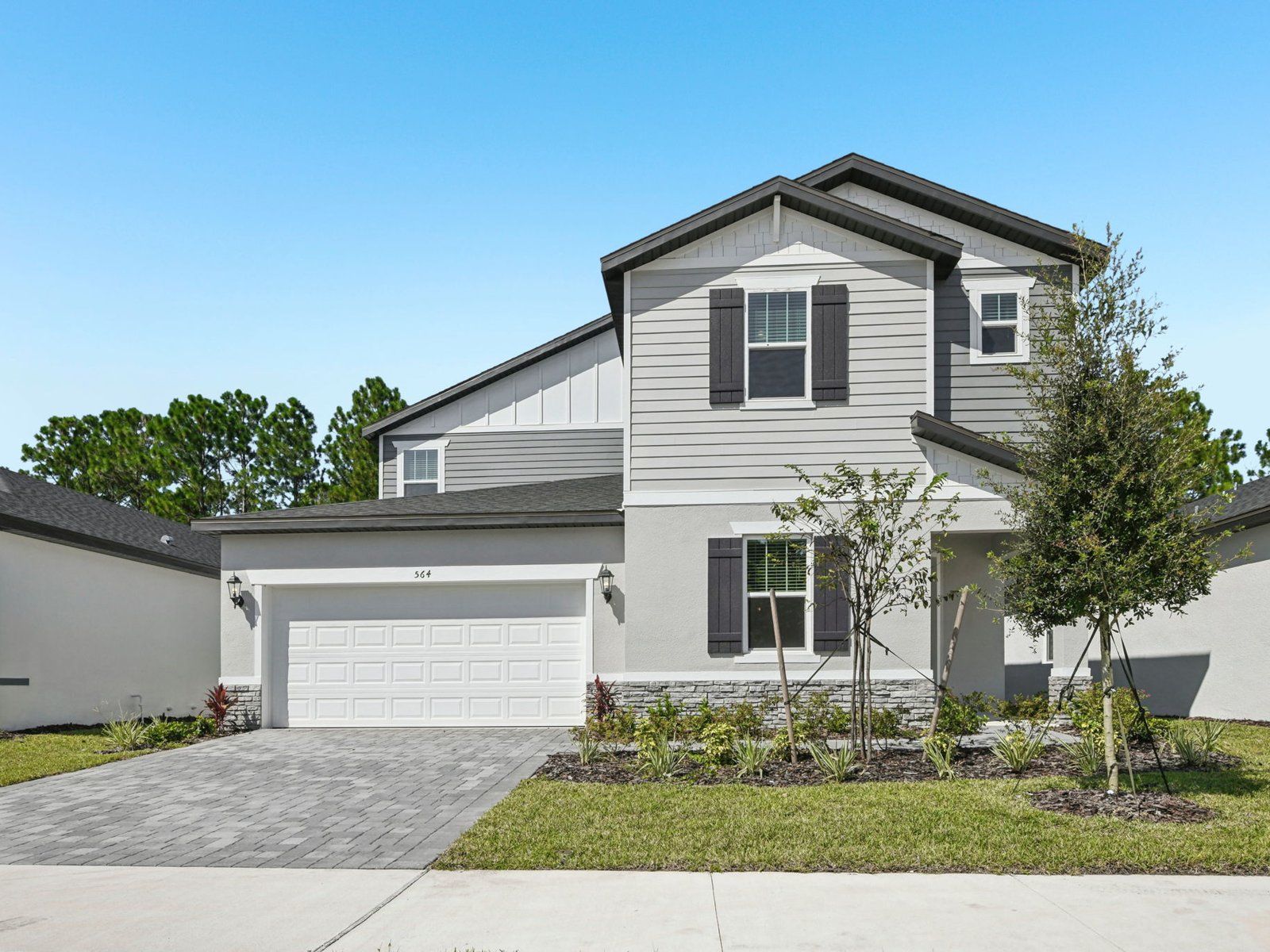 The Verona floorplan at 564 Brookhaven Trail.:Front Exterior