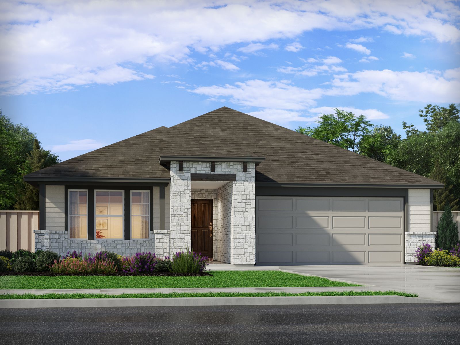 The Henderson (404) Floorplan H Elevation:The Henderson (404) Floorplan H Elevation