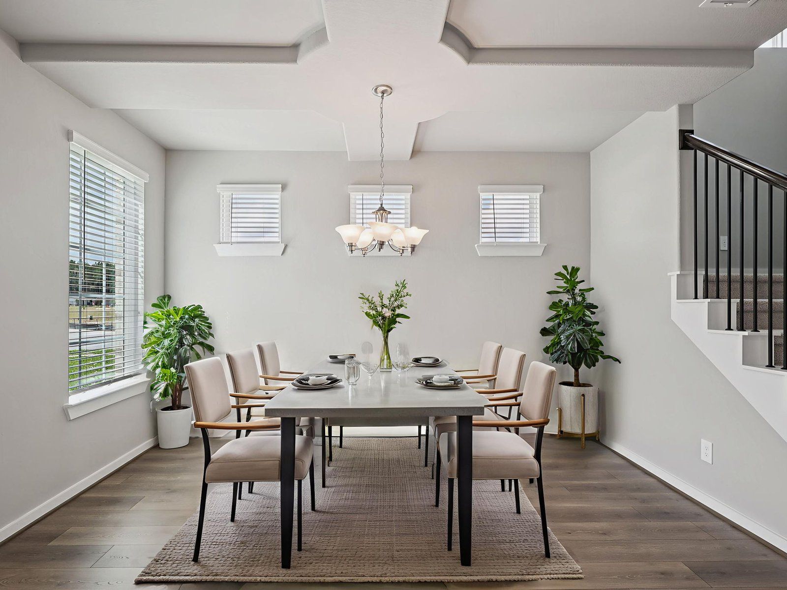 The Texoma floorplan in Landing Meadows of New Caney, TX.:Dining-Flex