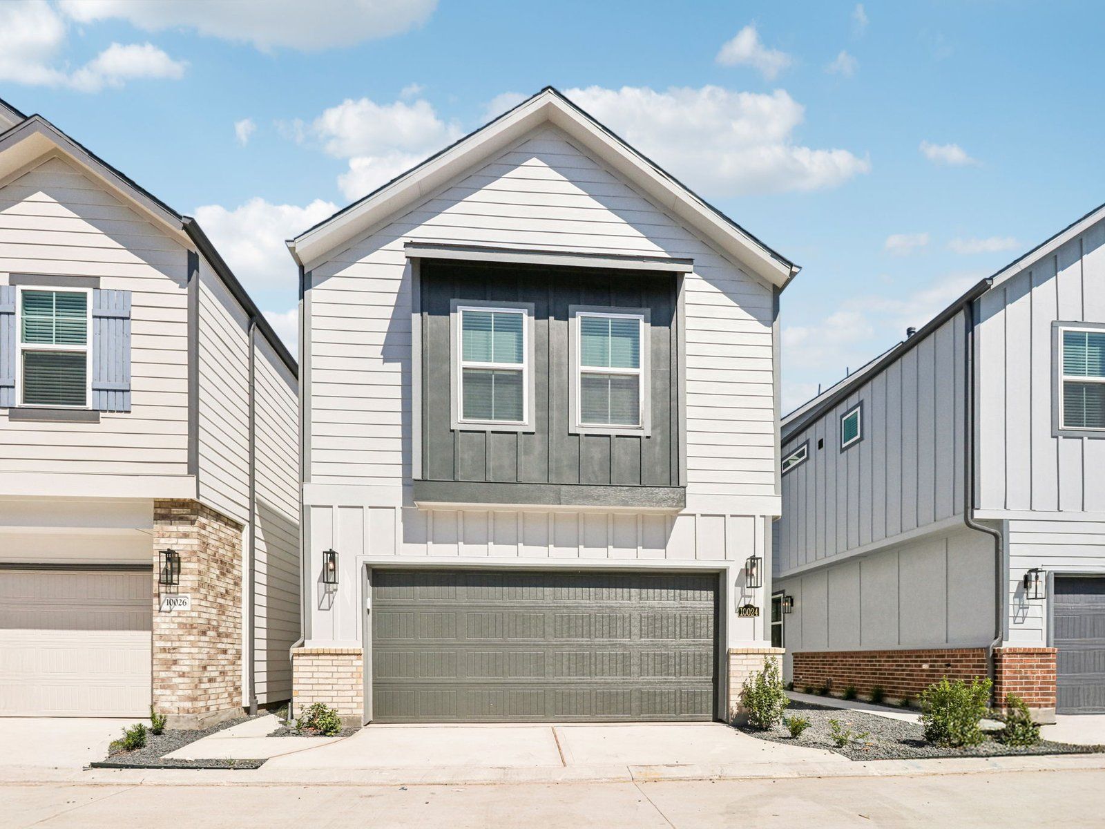 The Winston floorplan in Spring Brook Village of Houston, TX.:Front Exterior