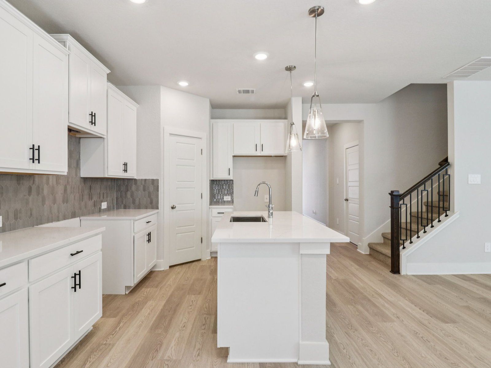 Kitchen in the Red River floorplan at a Meritage Homes community.:Kitchen