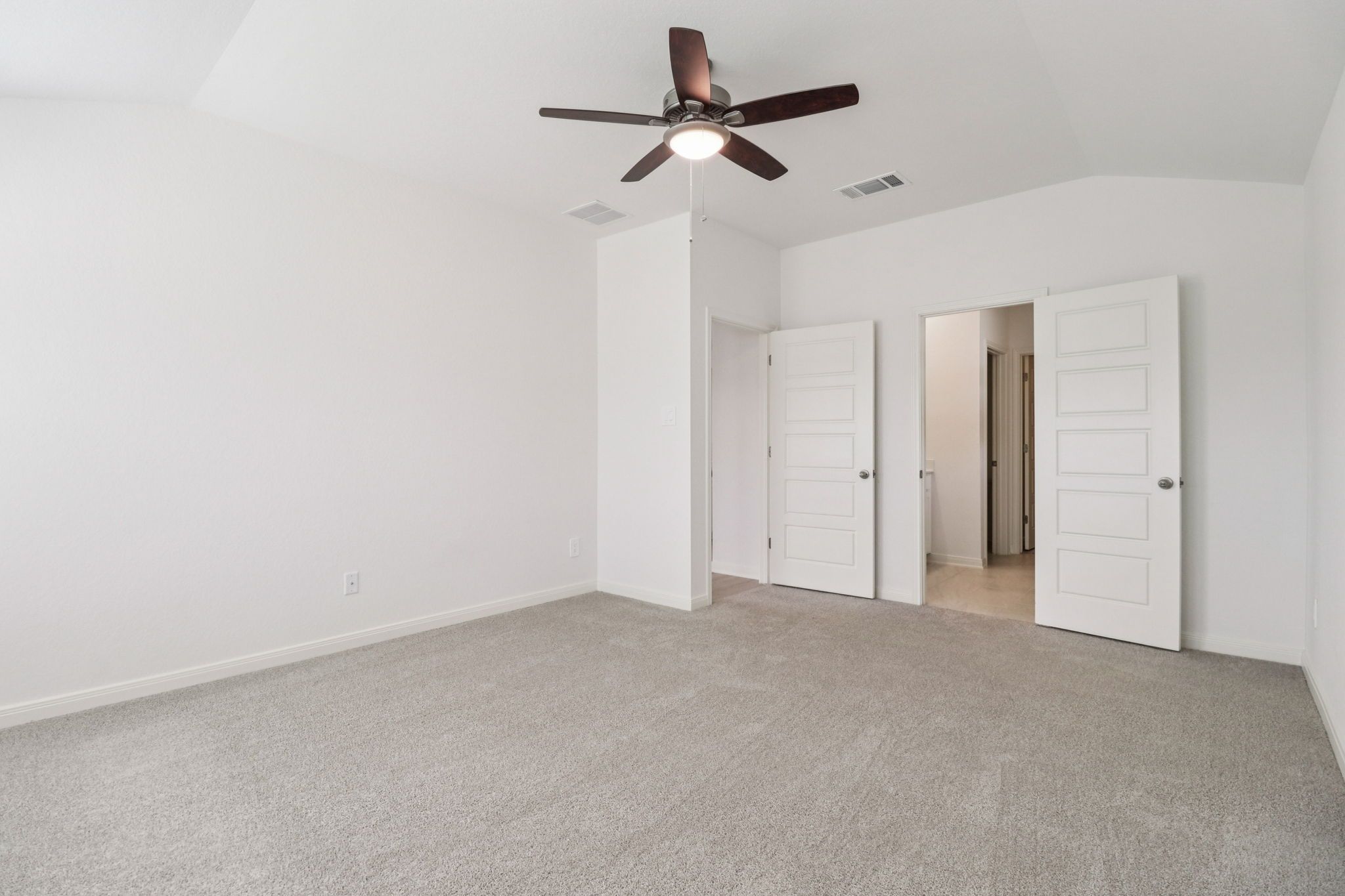 Primary Suite:Primary suite in the Callaghan floorplan at a Meritage Homes community.