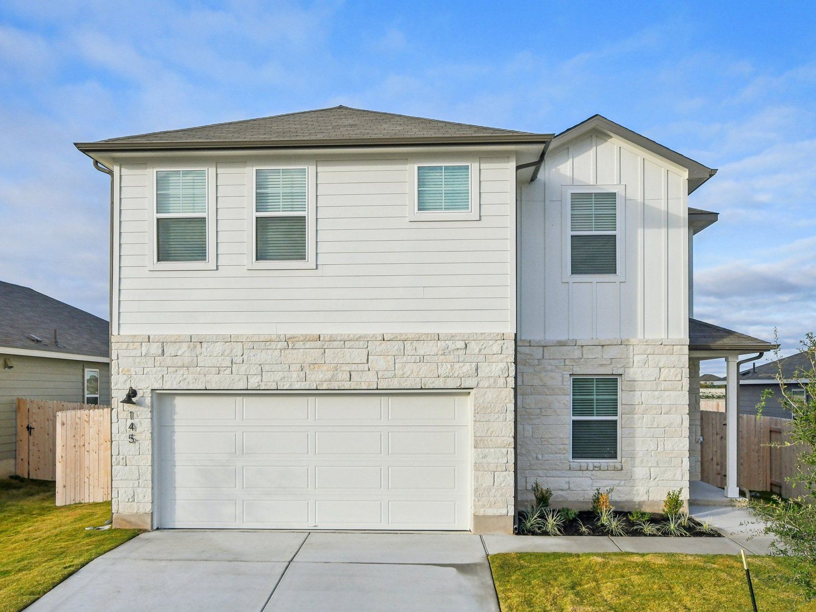 145 Honey Bee Road is the Channing floorplan with the K elevation.:145 Honey Bee Road