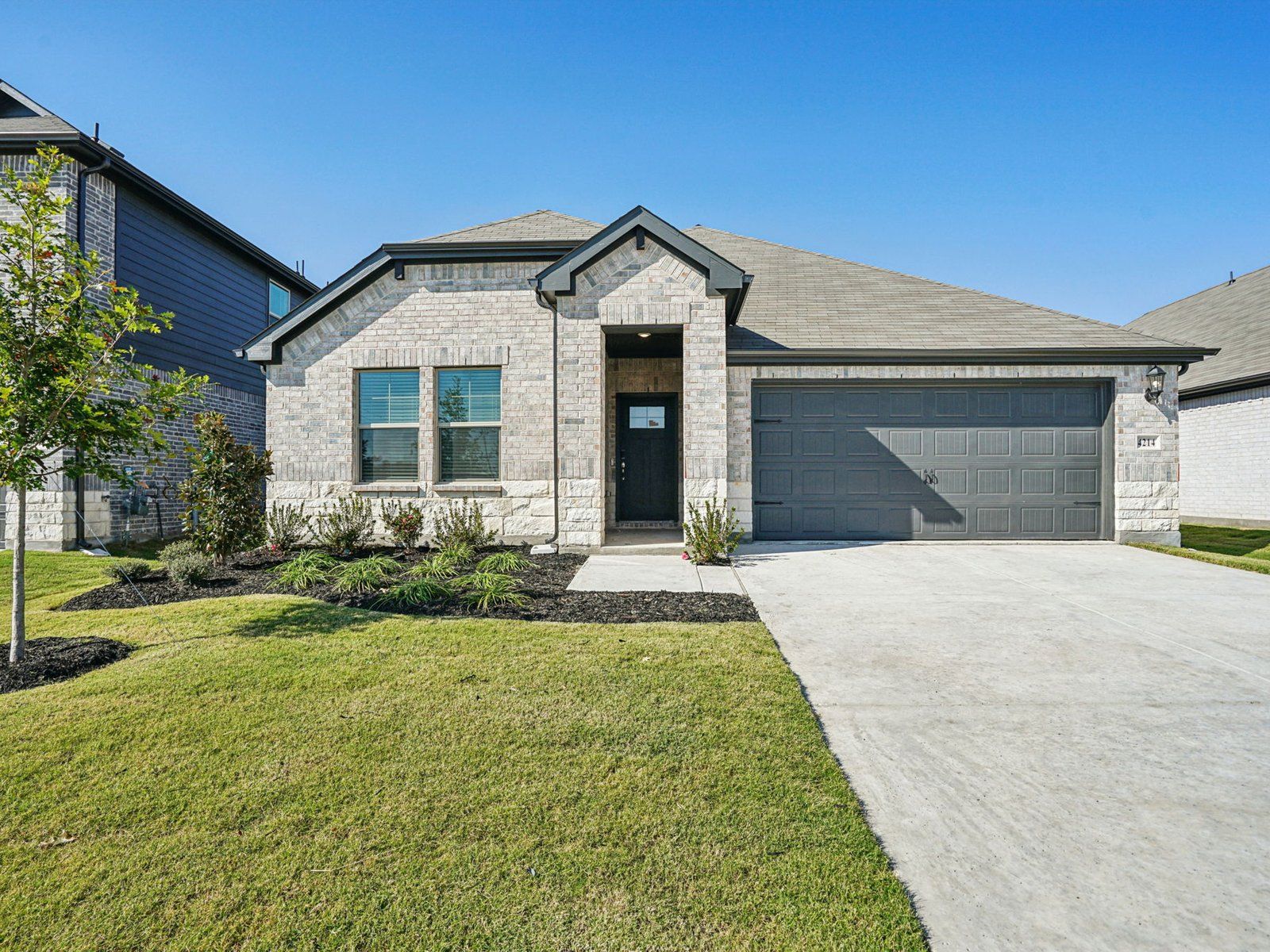 The Preston floorplan with the Radiant interior package.:Front Exterior