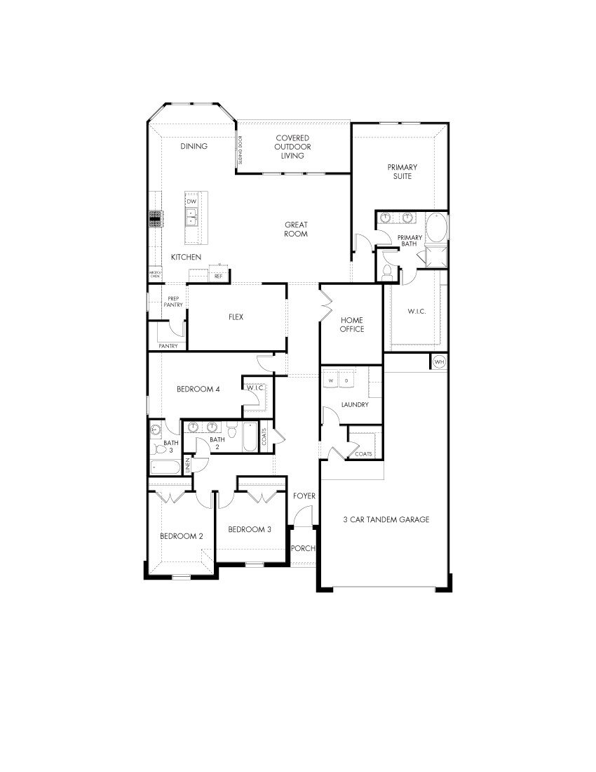 The Valor (540) Floorplan:The Valor (540) Floorplan