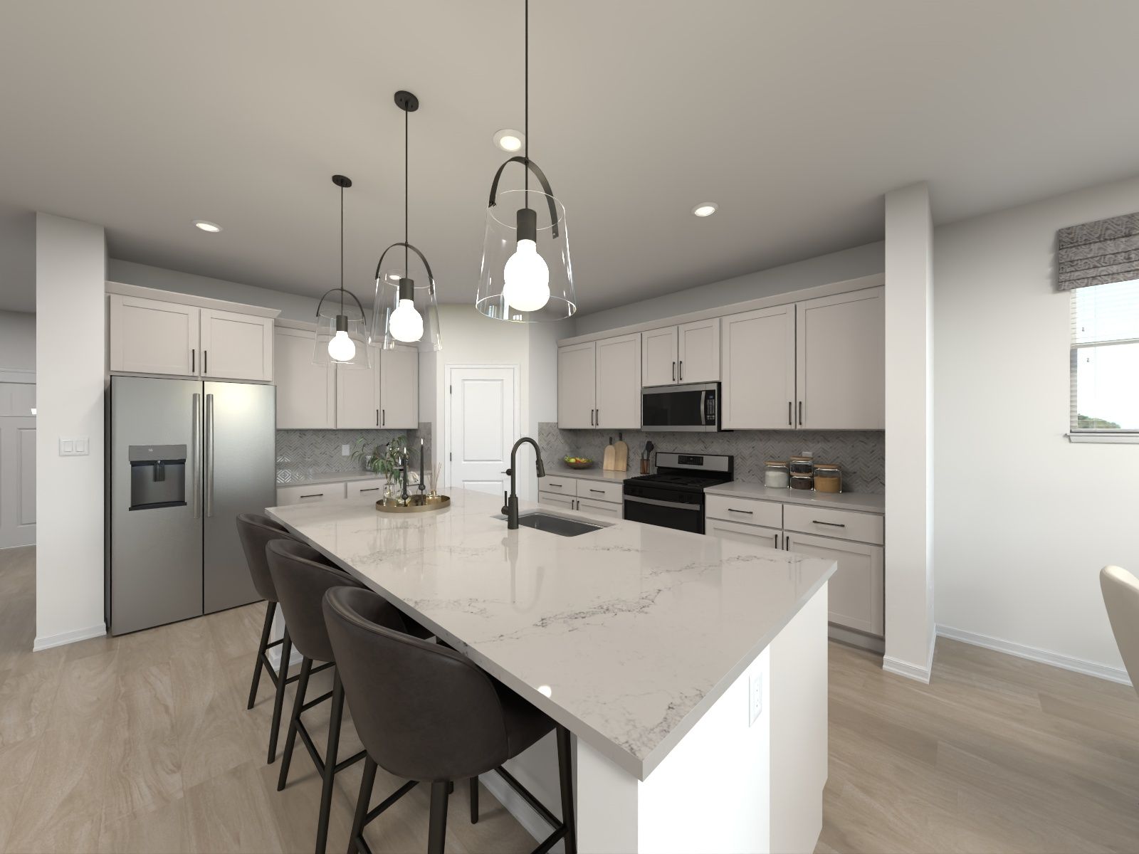 Kitchen:Kitchen in the Glover floorplan.