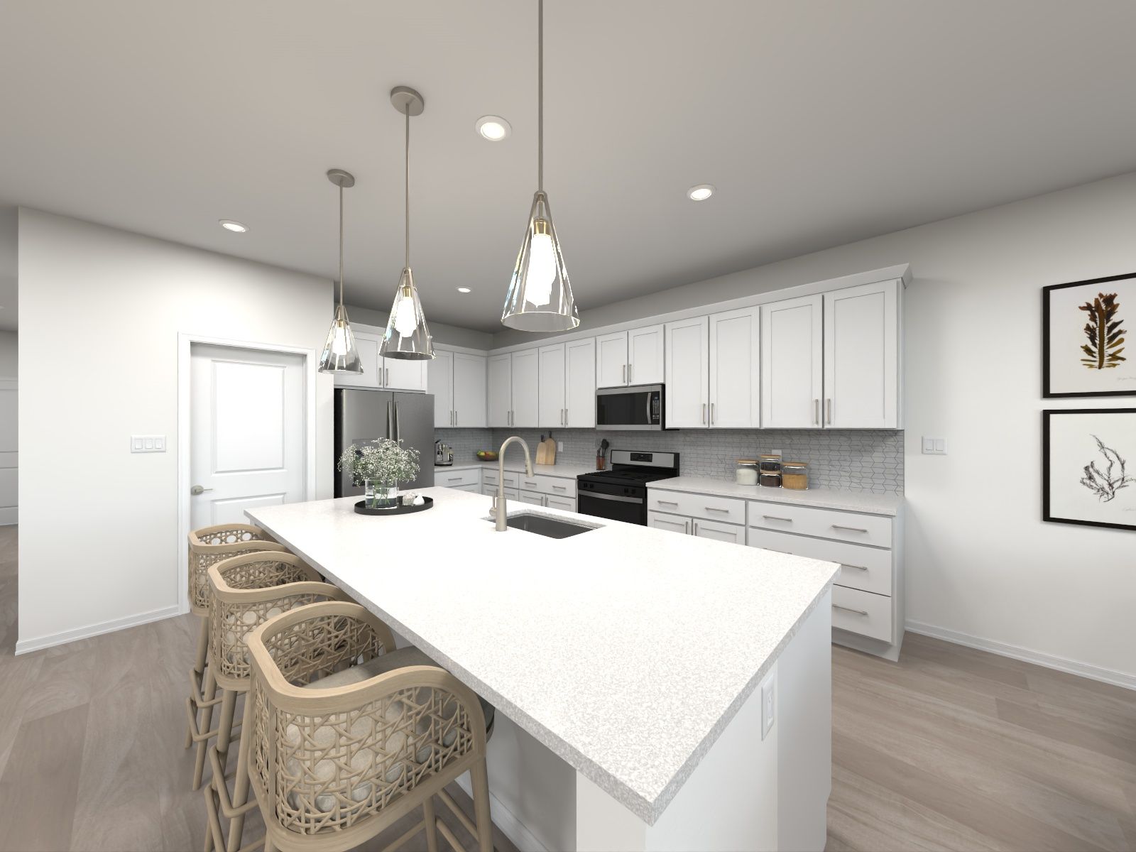 Kitchen:Kitchen in the Floyd floorplan.