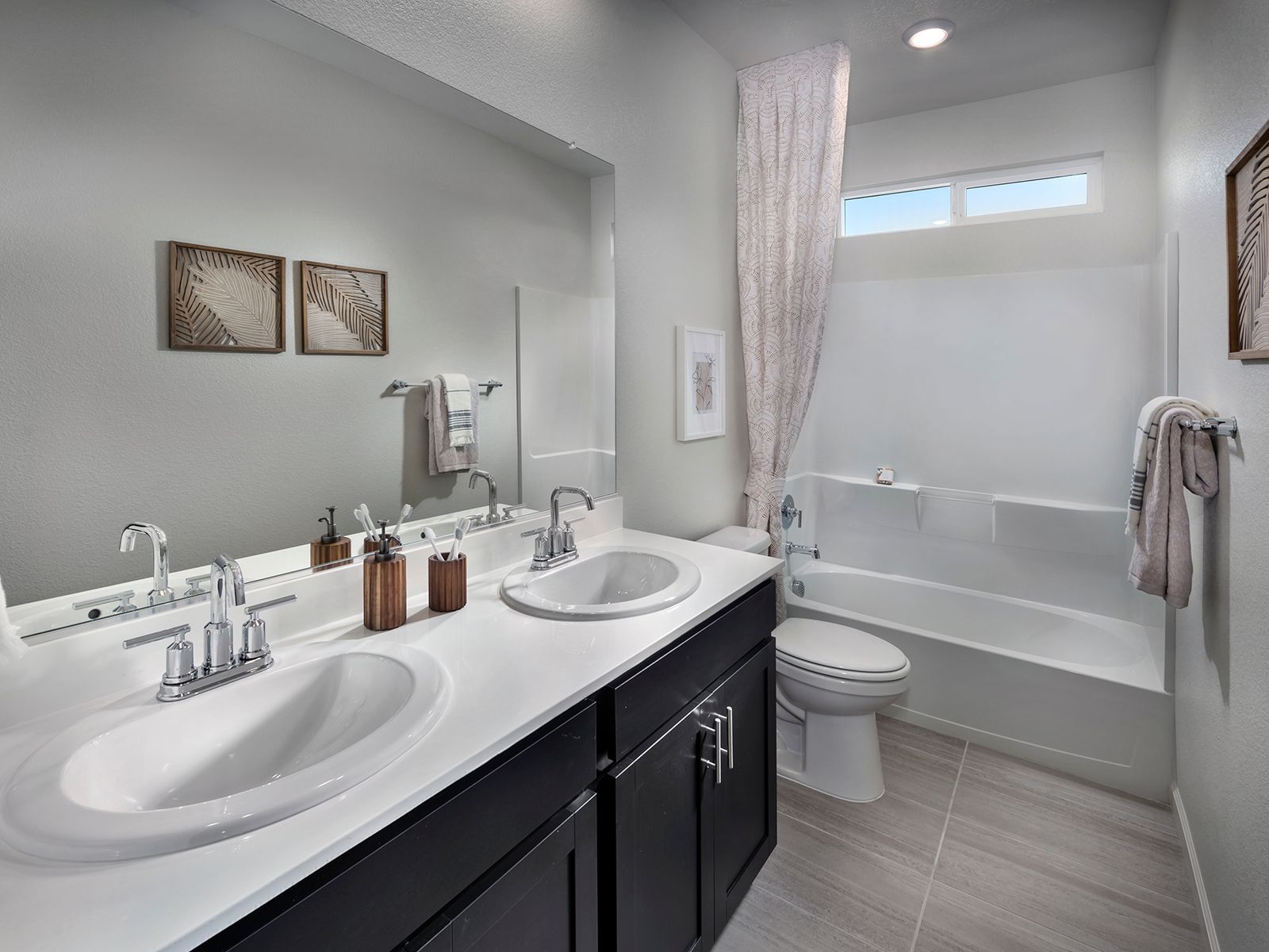 A Bathroom at a nearby Meritage Homes community in Vacaville, CA.