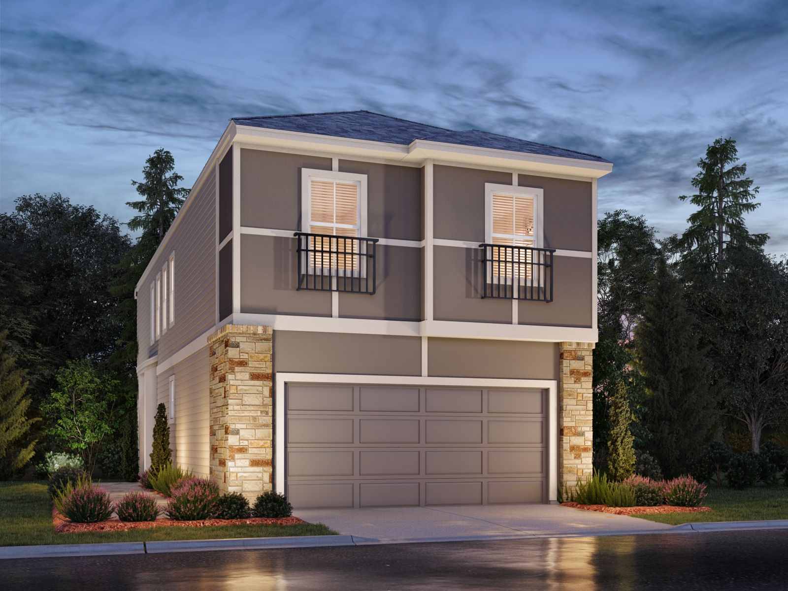 The Harlow Elevation A:The Harlow Elevation A