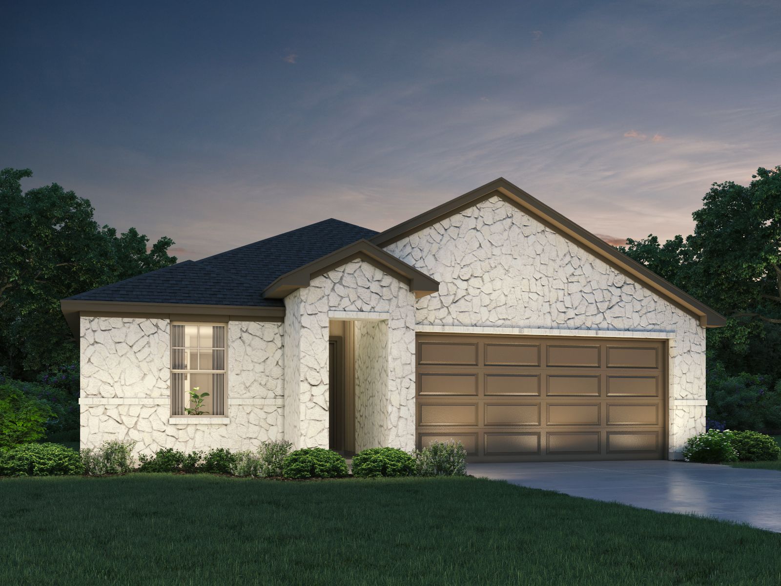 The Callaghan (830) Floorplan K Elevation Rendering:The Callaghan (830) Floorplan K Elevation Rendering