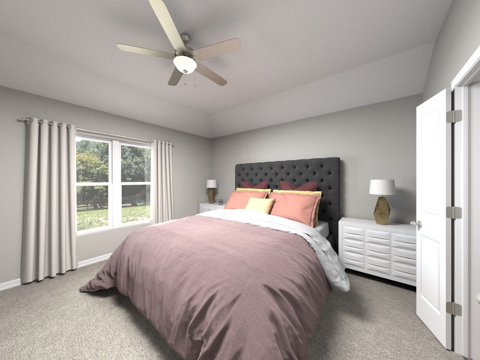 Enjoy the evening in your primary bedroom.:Enjoy the evening in your primary bedroom.