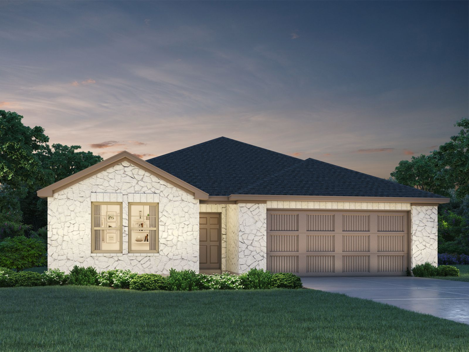 The Henderson (404) Floorplan J Elevation Rendering:The Henderson (404) Floorplan J Elevation Rendering