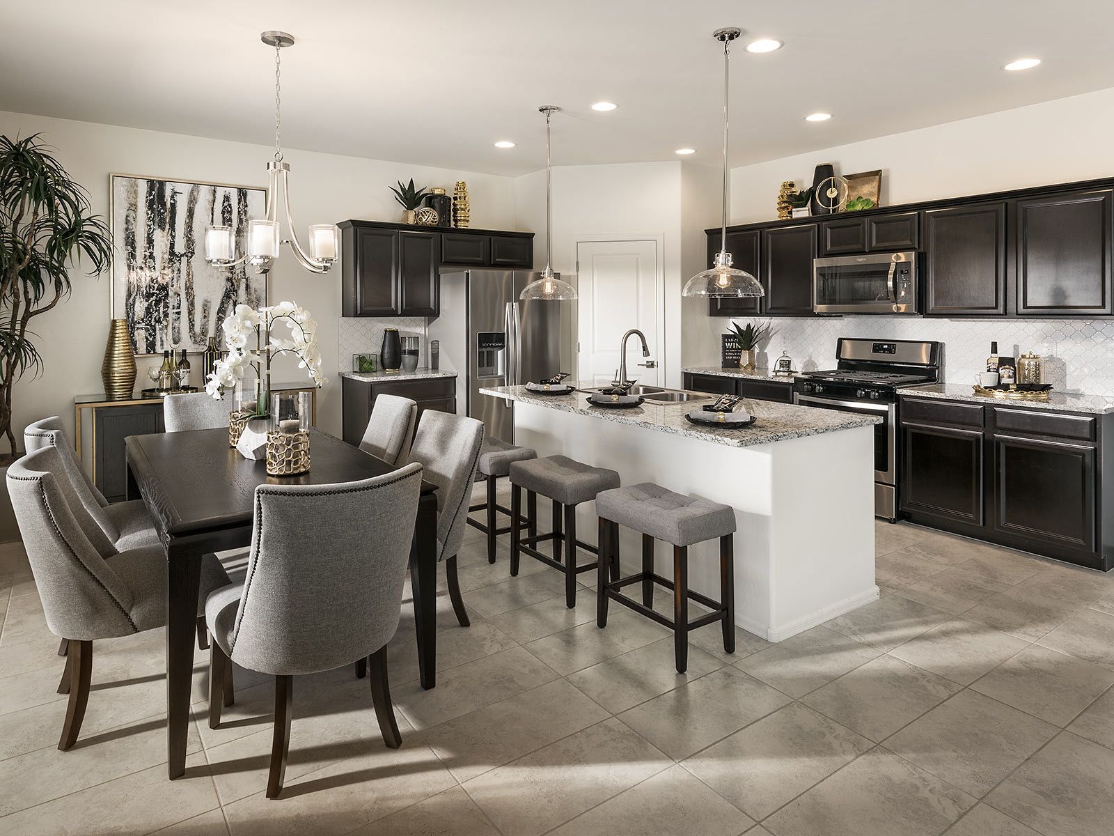 The 1910 floorplan modeled at Madera Highlands.:The 1910 floorplan modeled at Madera Highlands.