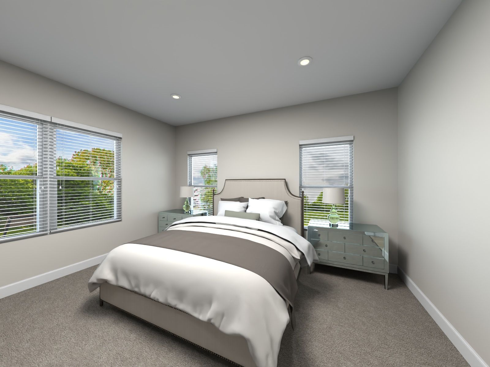 Unwind at the end of the day in the secluded primary suite.:Unwind at the end of the day in the secluded primary suite.