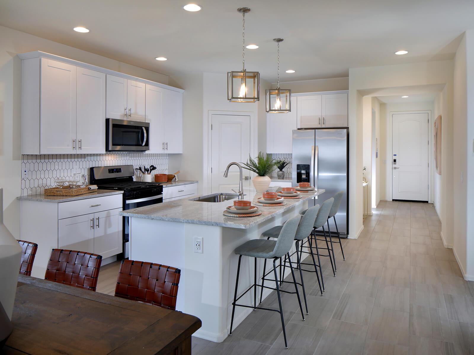 The 2110 floorplan modeled at Fieldstone at Gladden Farms in Tucson, AZ.:The 2110 floorplan modeled at Fieldstone at Gladden Farms in Tucson, AZ.