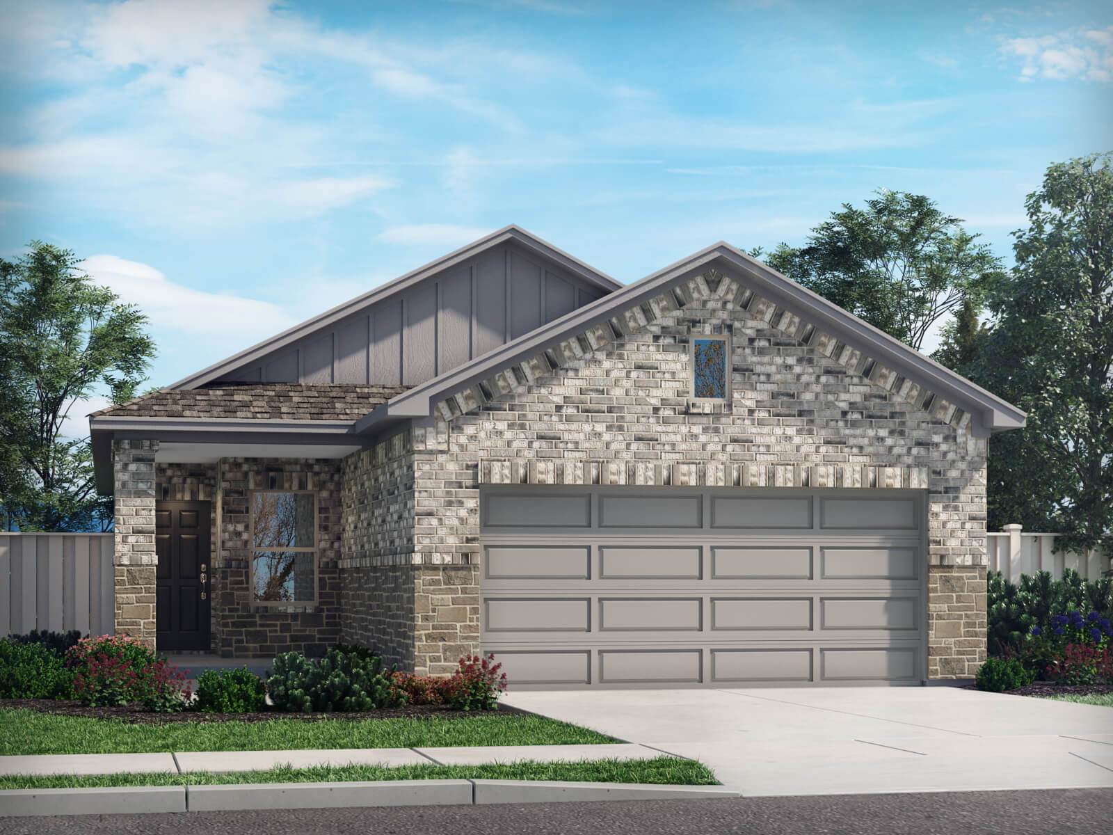 The Congaree Floorplan - Elevation E:Exterior Rendering