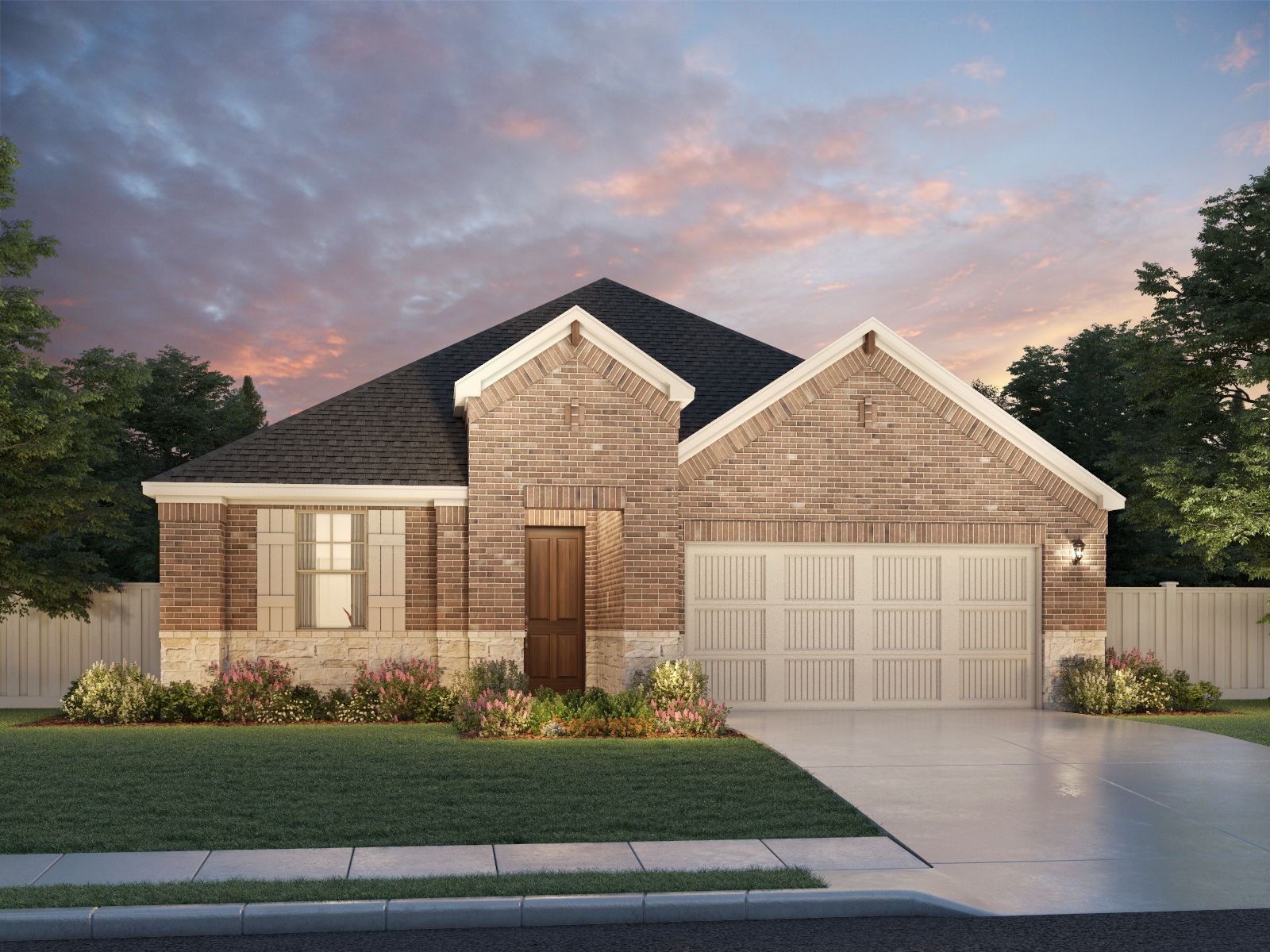 The Ellison Floorplan - Elevation F:Exterior Rendering