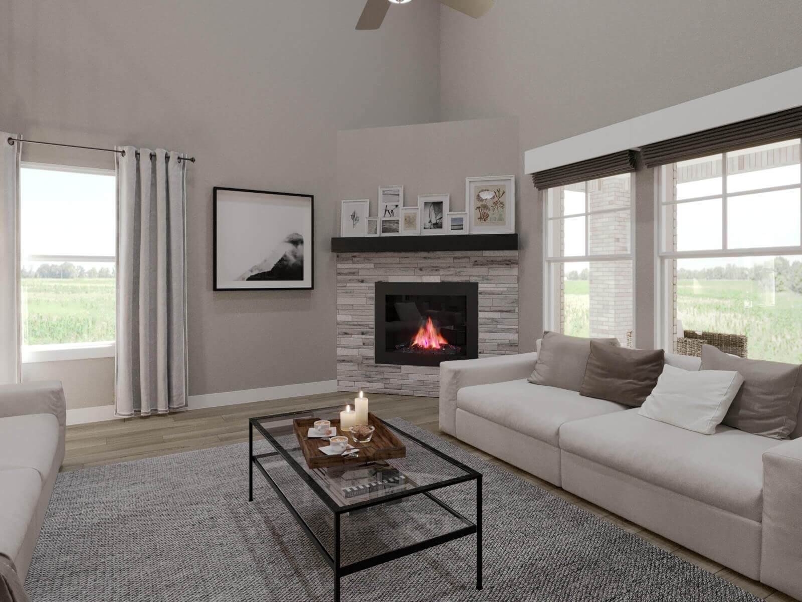 Living Room:Enjoy the cozy family room after a long day.