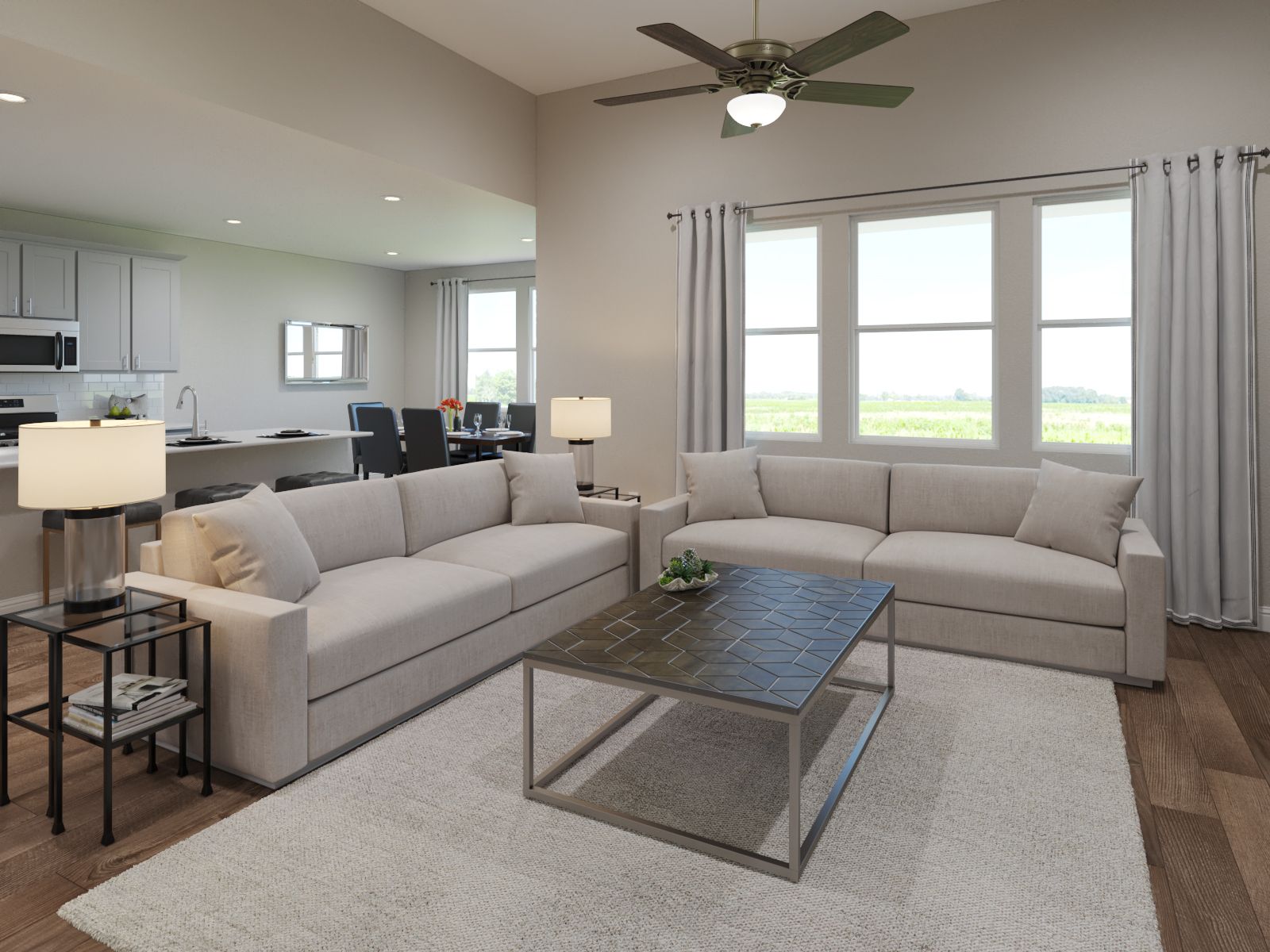 Open concept floorplan perfect for entertaining:Living Room