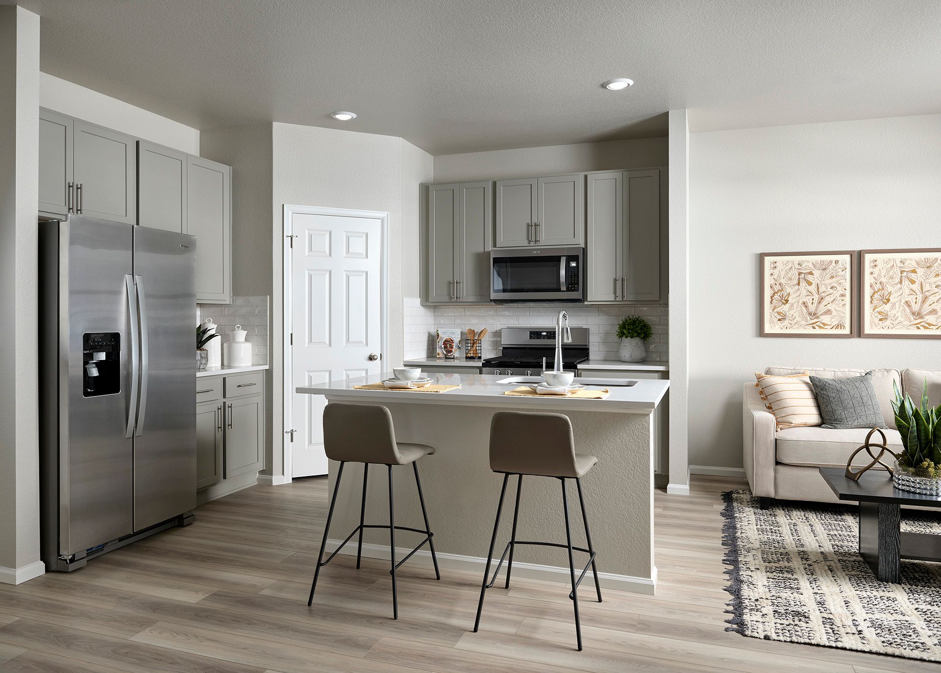 Welcome to the Willow floorplan modeled at Horizon Uptown in Aurora, CO.