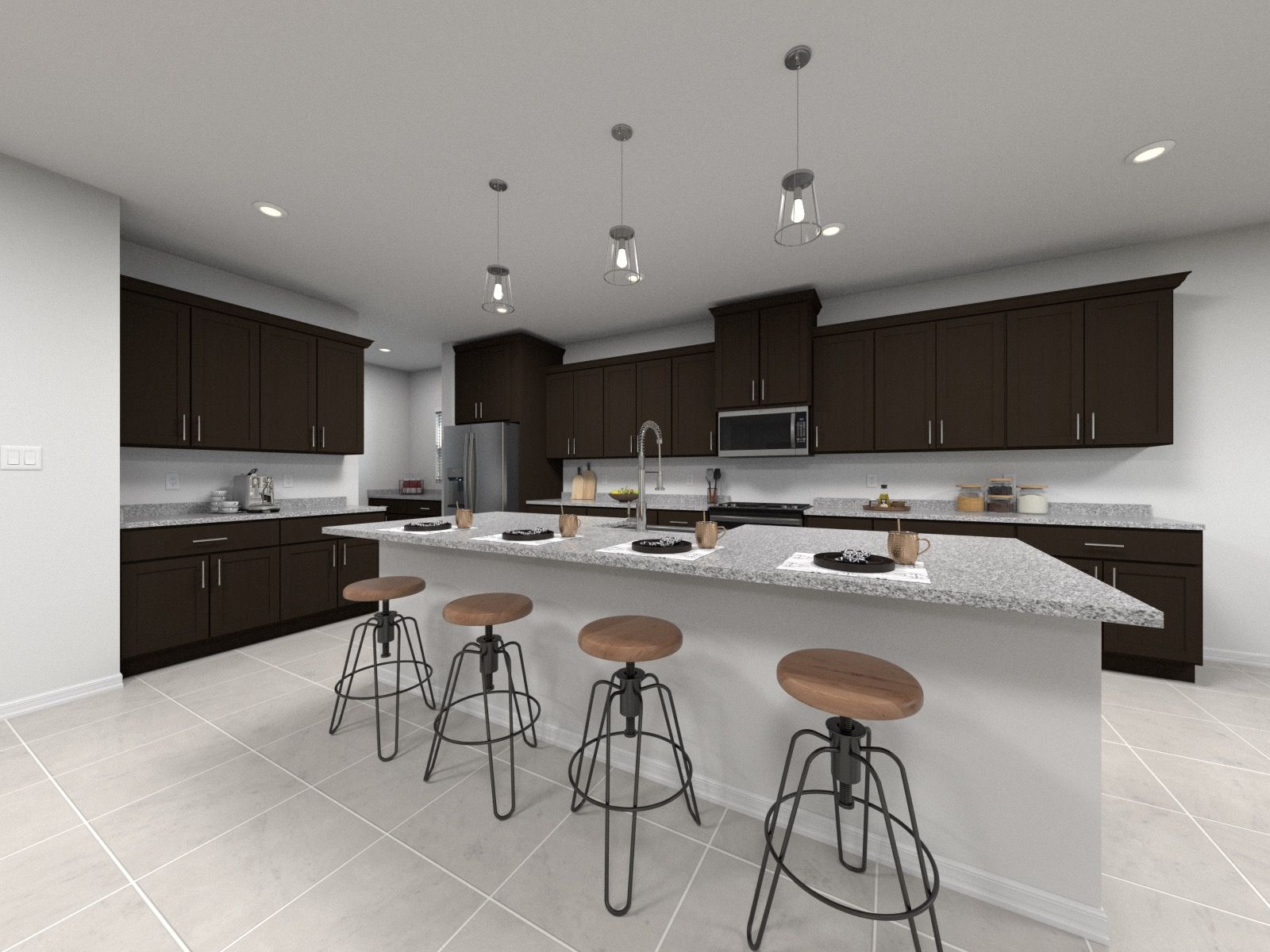Rendering of the Griffin kitchen.:Rendering of the Griffin kitchen.