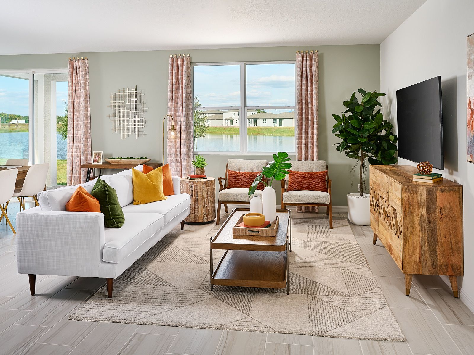 Family room in the Foxglove plan:Family room in the Foxglove plan