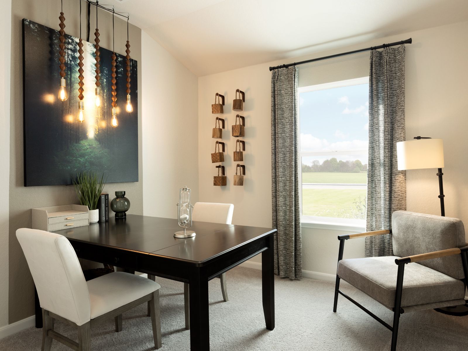 Utilize the spacious flex space as a home office or however best suits your needs.:Utilize the spacious flex space as a home office or however best suits your needs.