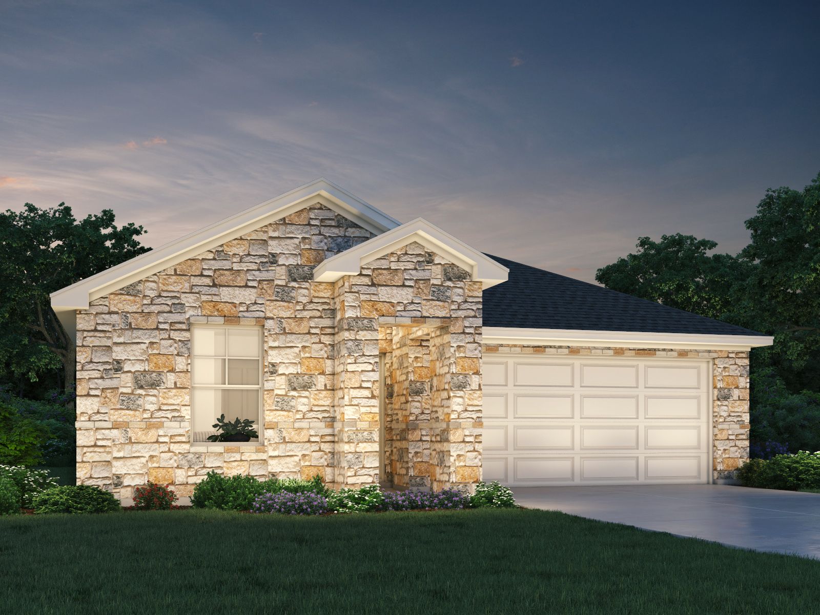 The Burnett (825) K Elevation Rendering:The Burnett (825) K Elevation Rendering