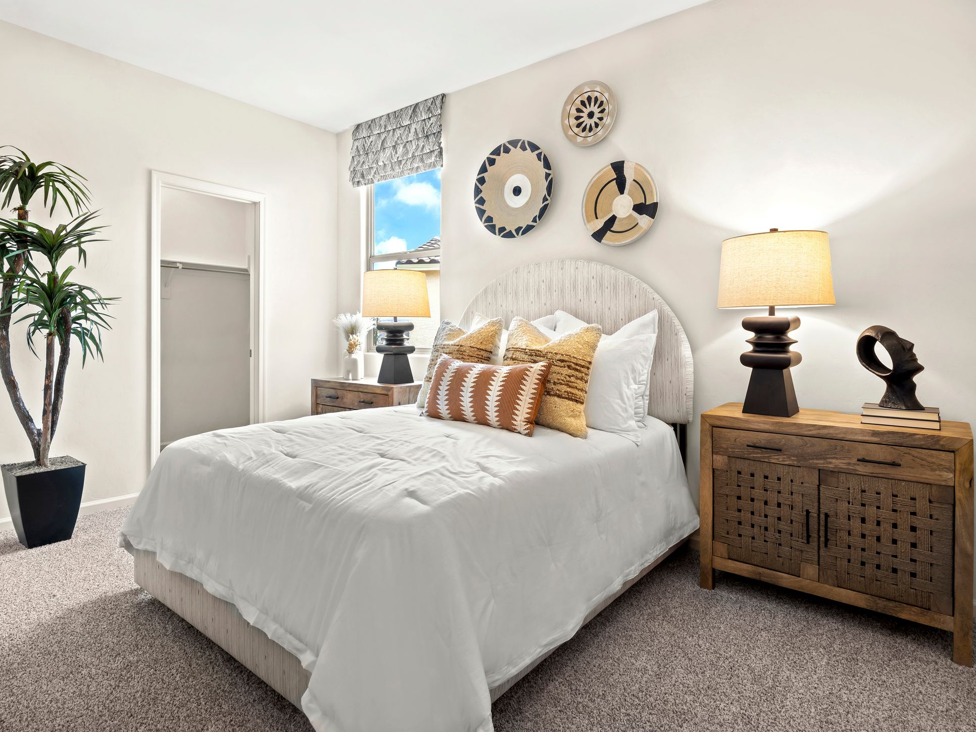 Spacious third bedroom with walk-in closet.:Spacious third bedroom with walk-in closet.