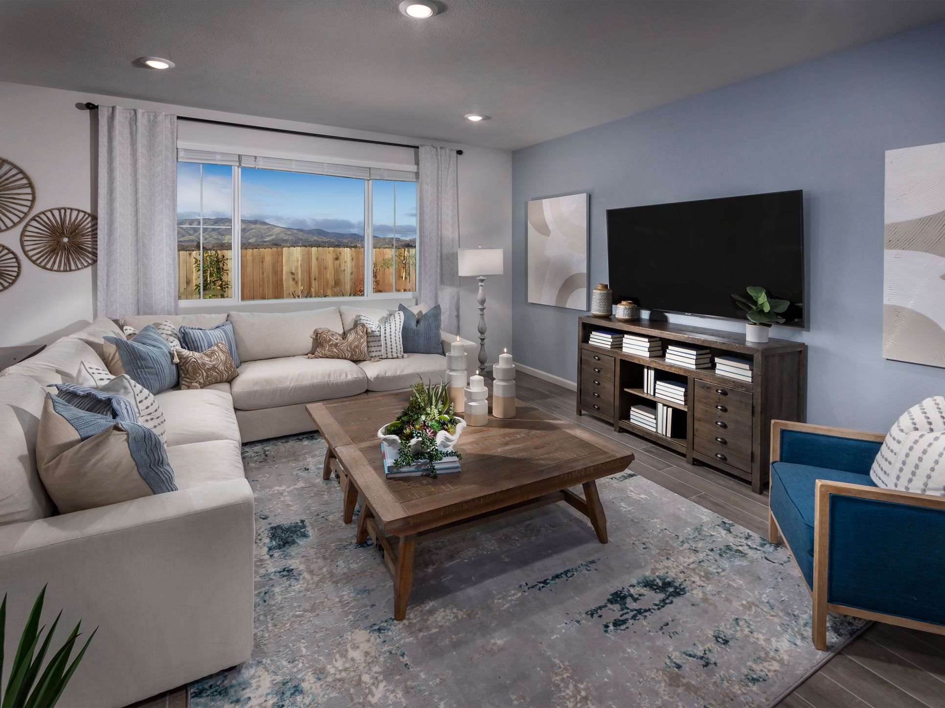Great room at a Meritage Homes community in Winters, CA.:Great room at a Meritage Homes community in Winters, CA.