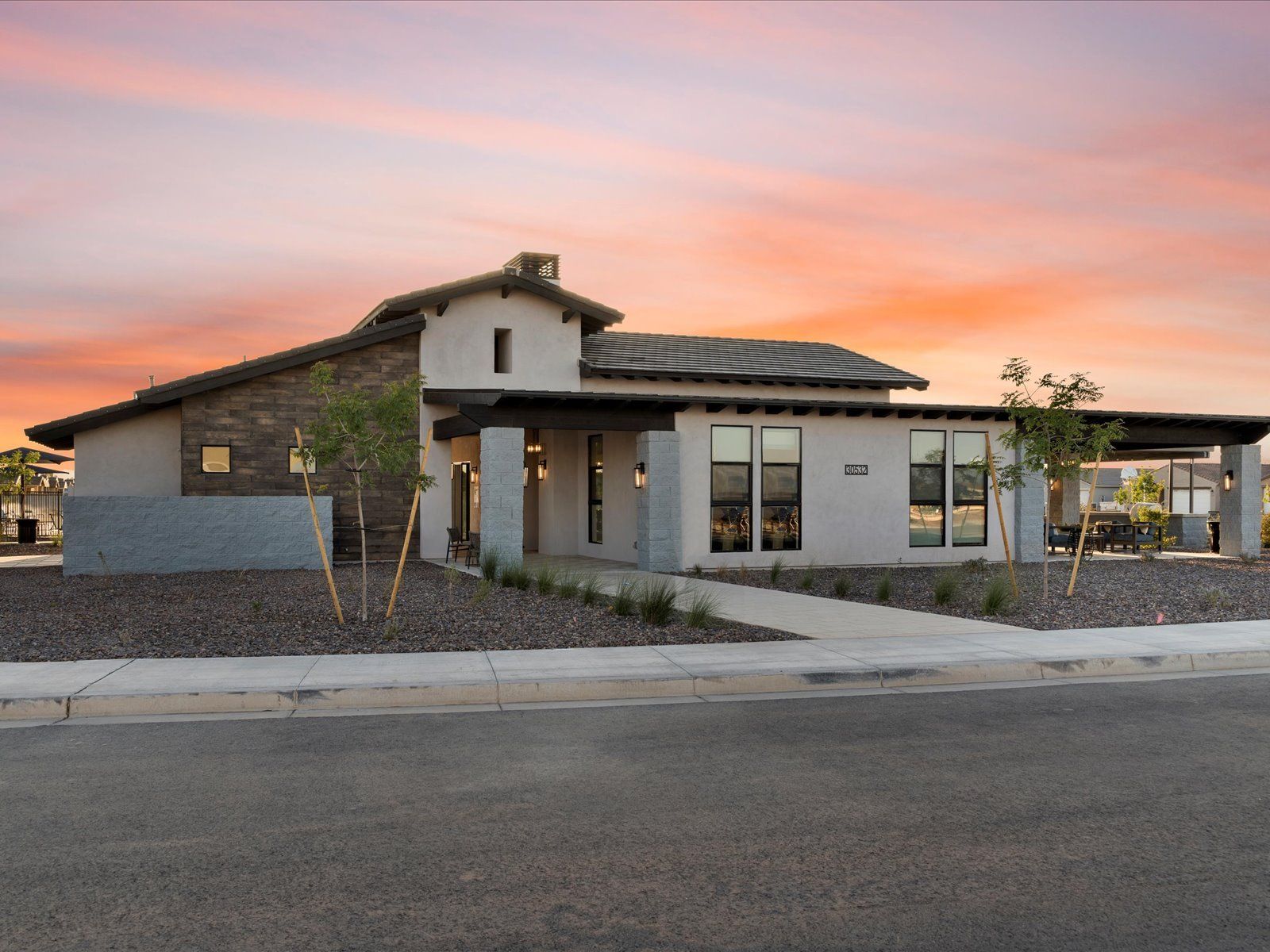 Exterior Shot of Amenity Center at Bella Vista Trails