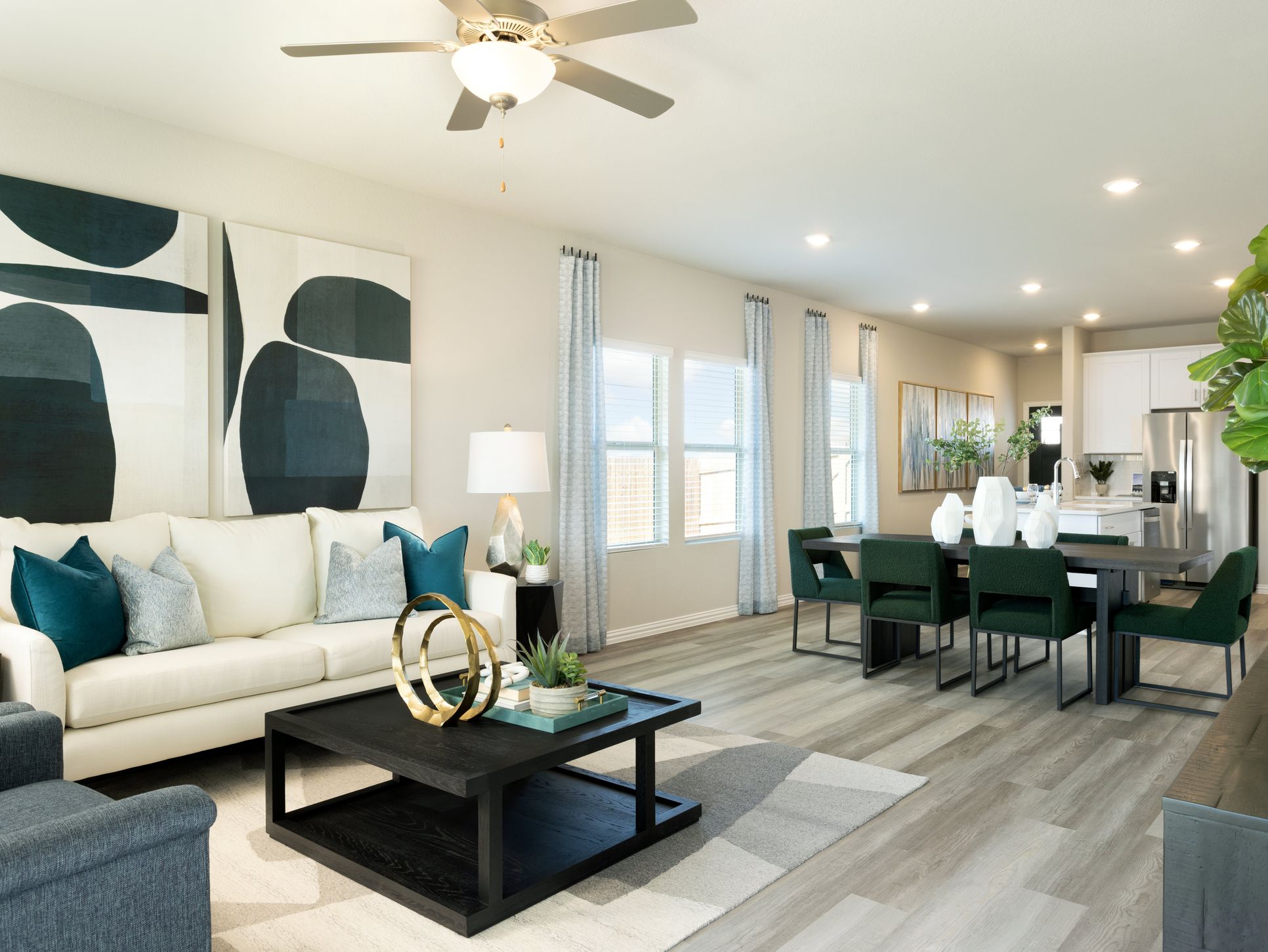 Enjoy entertaining with the open floorplan of the Carlsbad:Open Concept