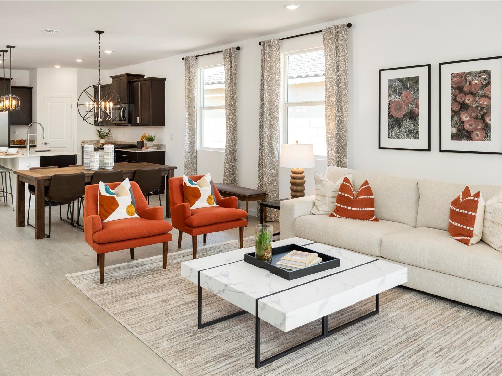 Living Area:The Jubilee floorplan image modeled at Bella Vista Trails.