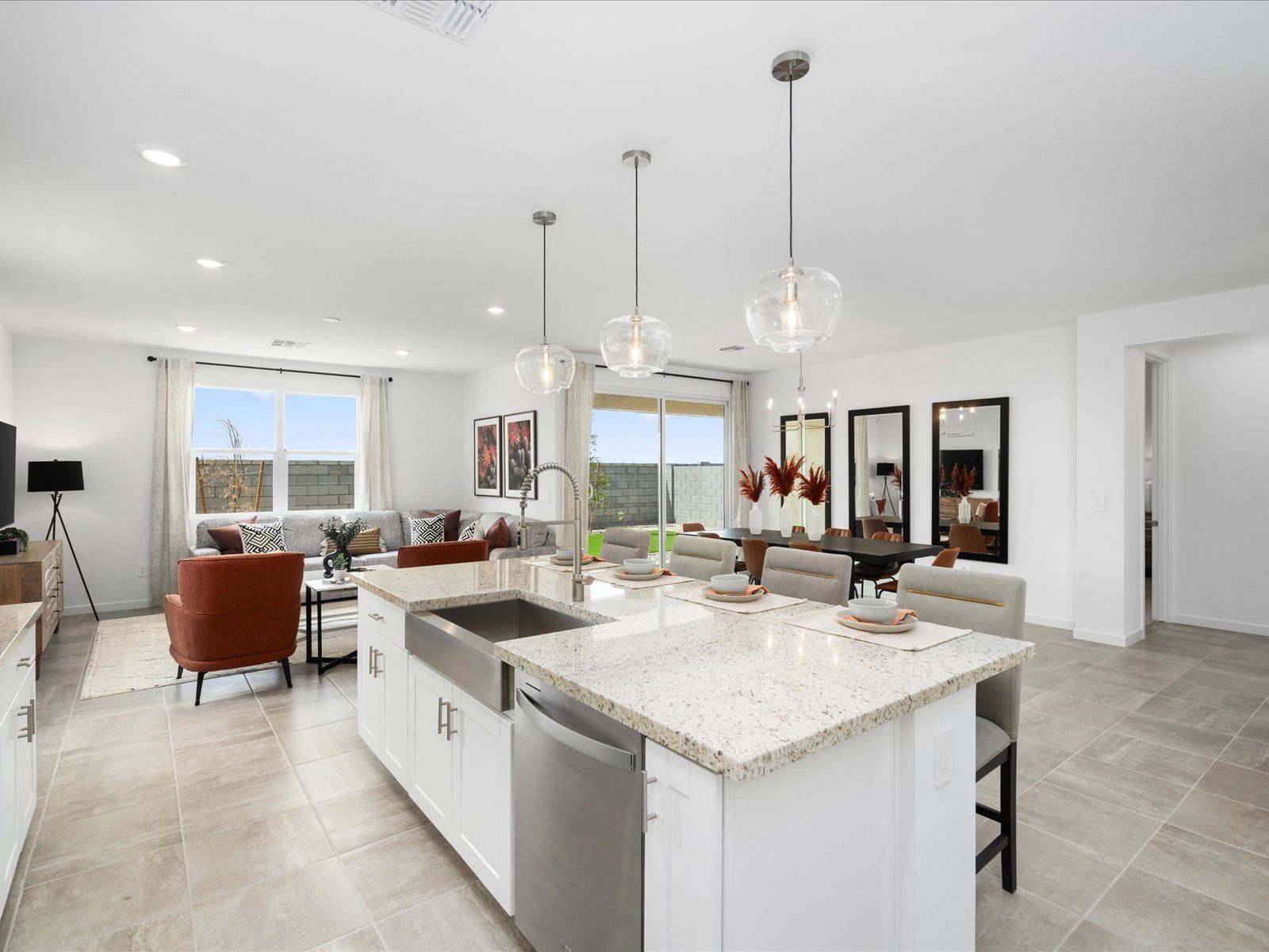 Kitchen:Kitchen in the Lark Floorplan at Rancho Mirage