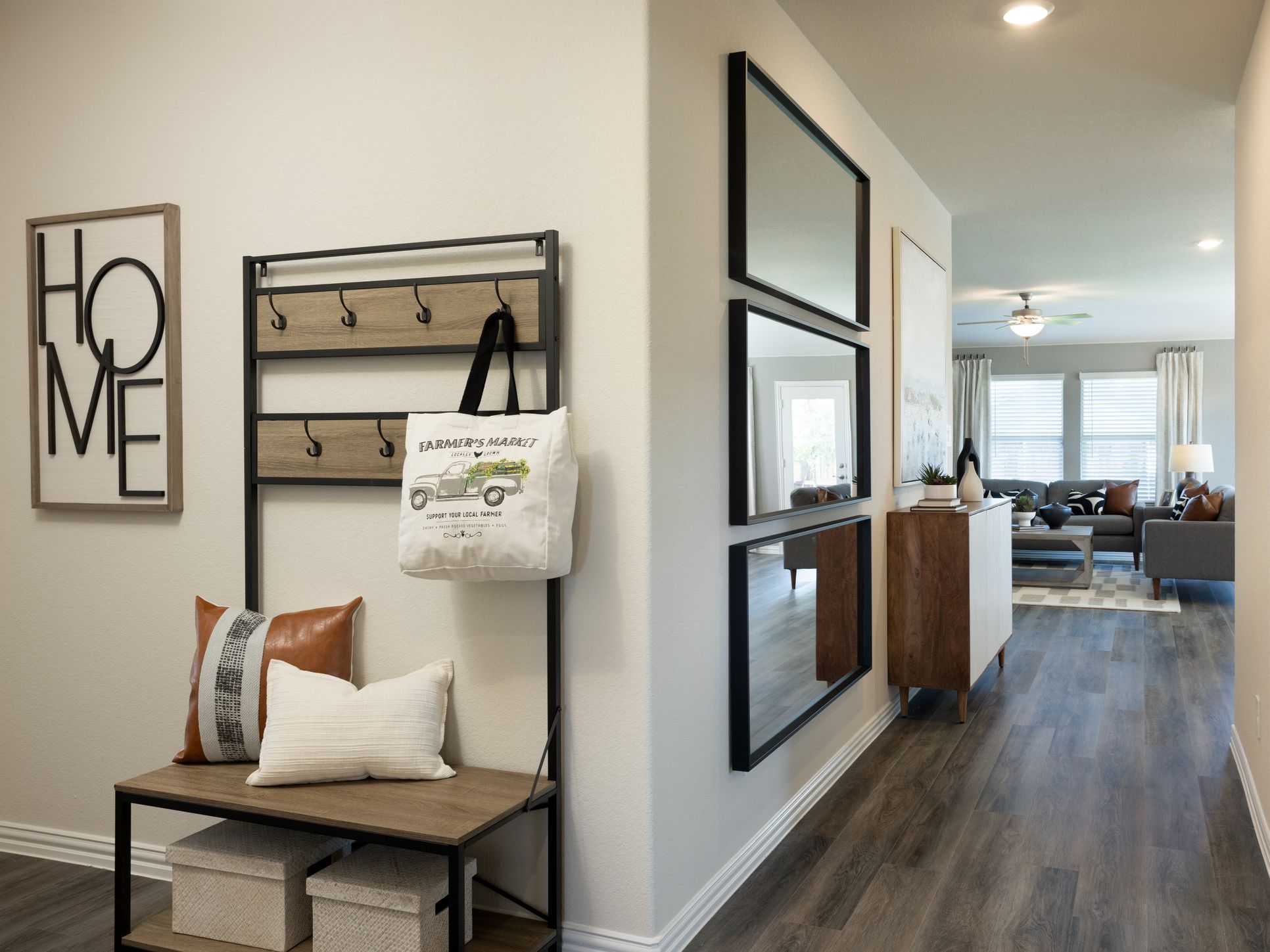 Enjoy entertaining with the open floorplan of the Preston