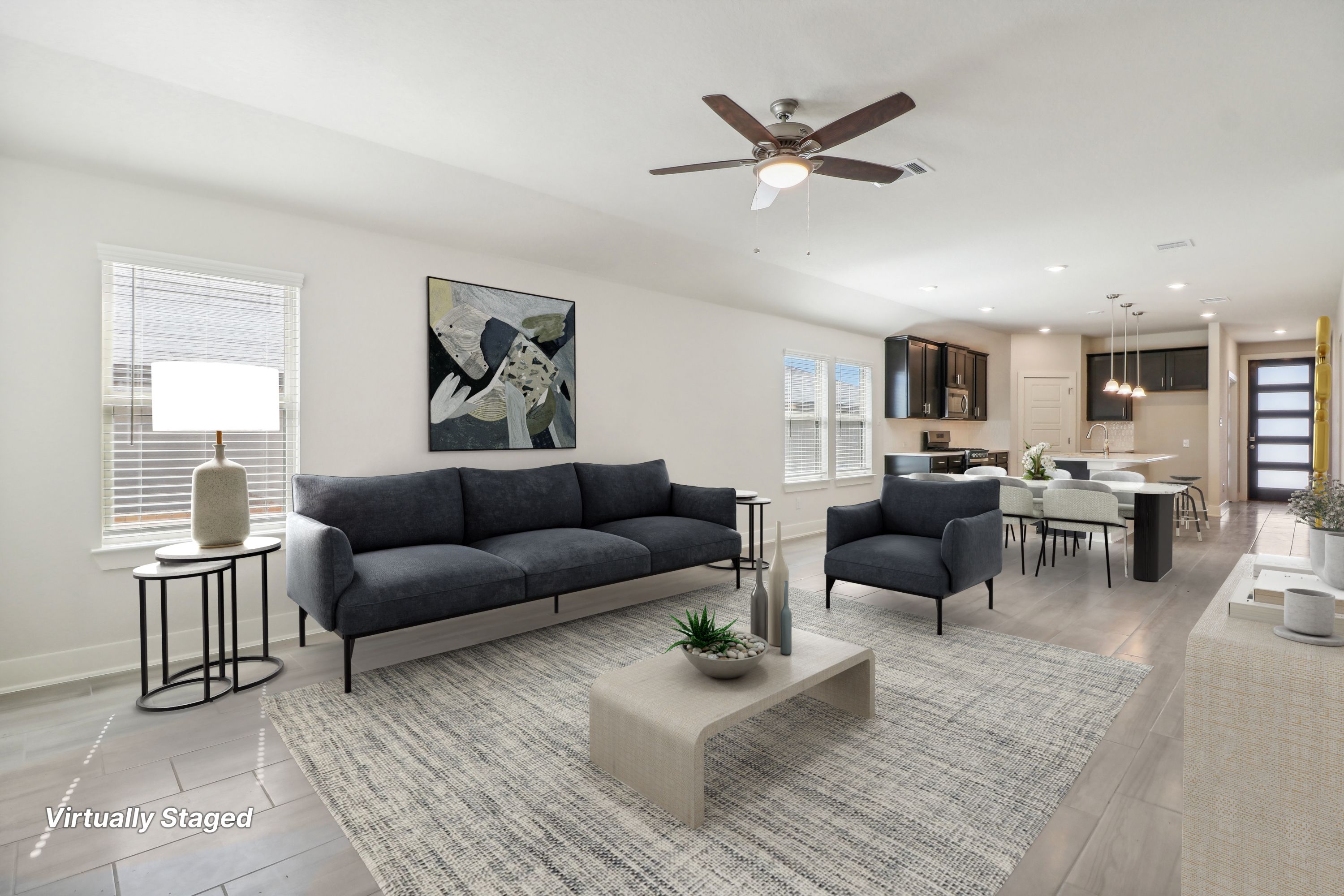 Virtually Staged Living Room:Virtually Staged Living Room