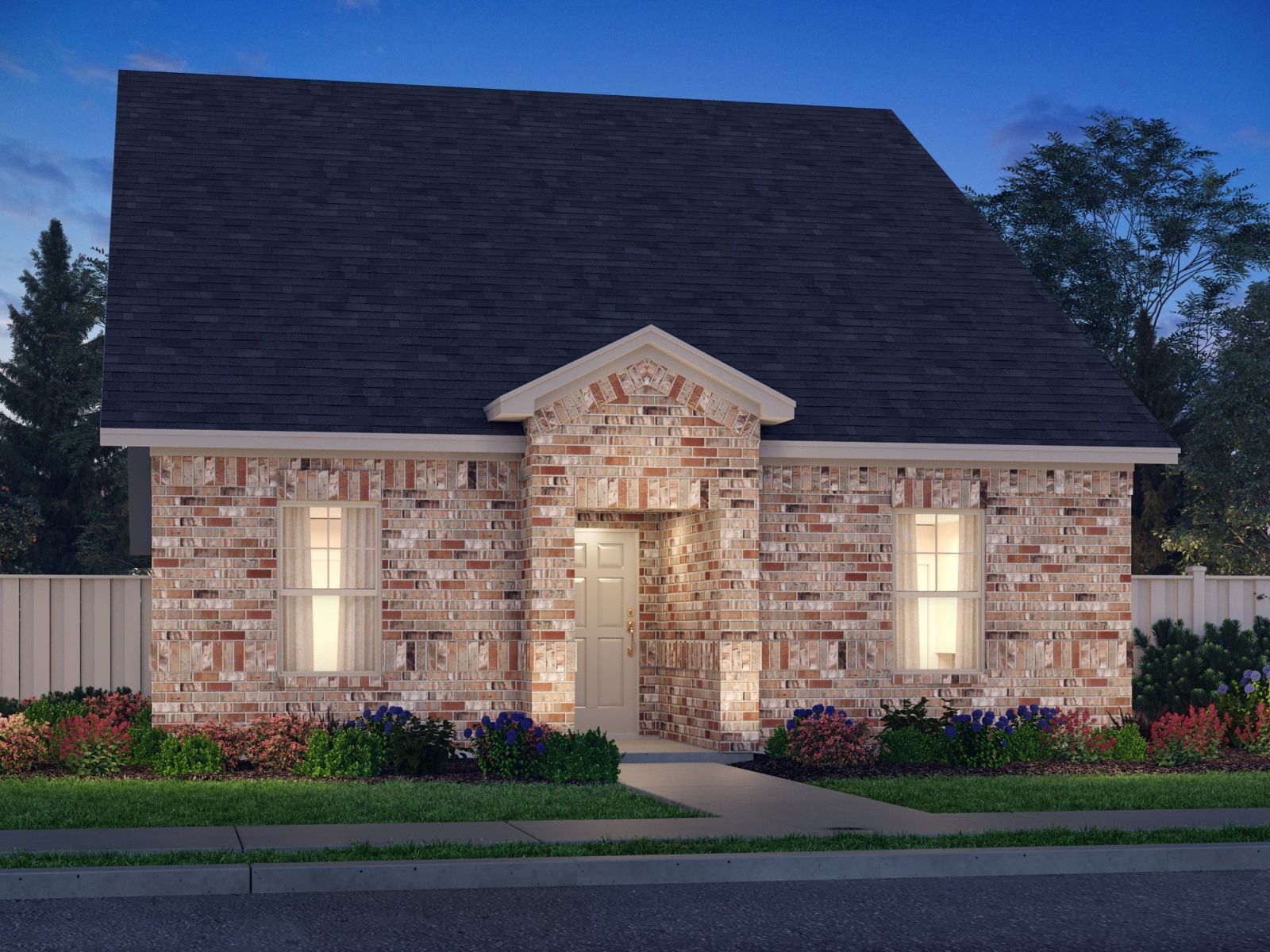 The Pike (772) Floorplan A Elevation Rendering:The Pike (772) Floorplan A Elevation Rendering